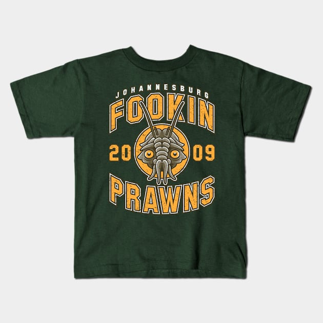 Joburg Prawns Kids T-Shirt by adho1982